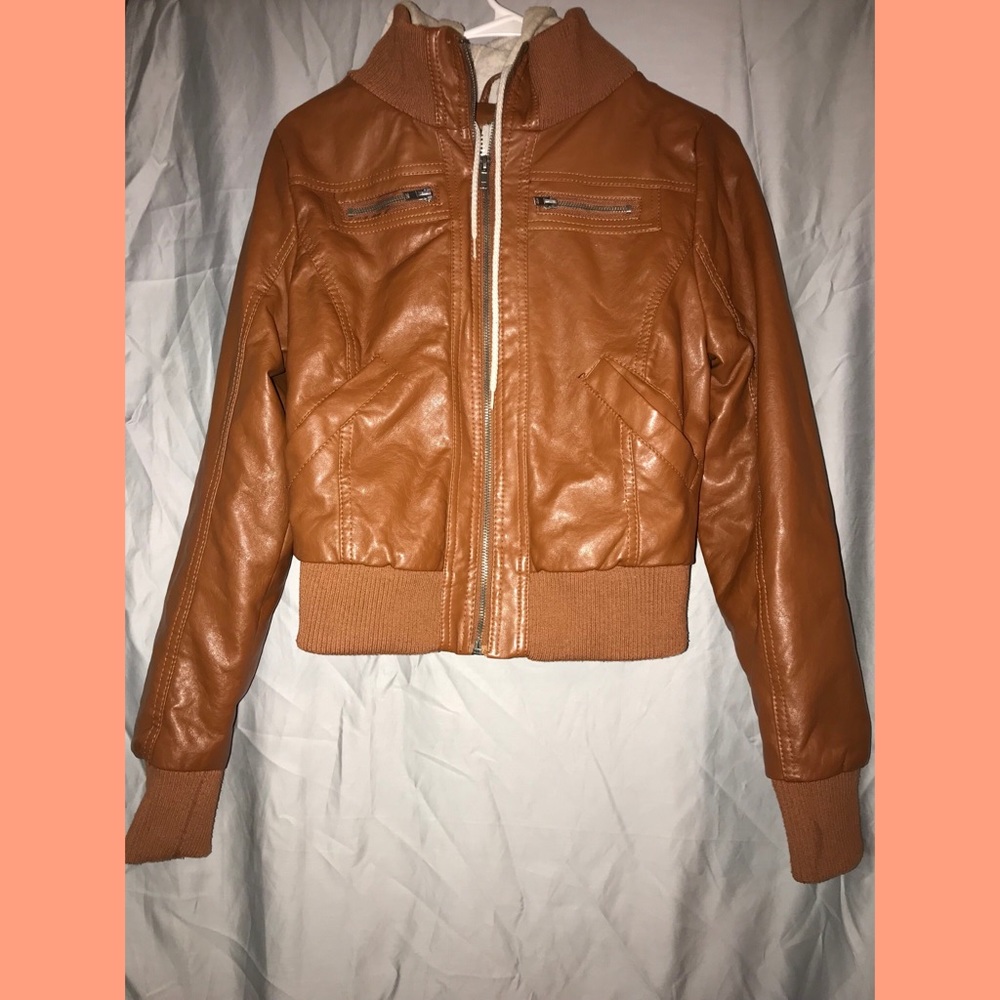 Brown/Carmel Leather Jacket